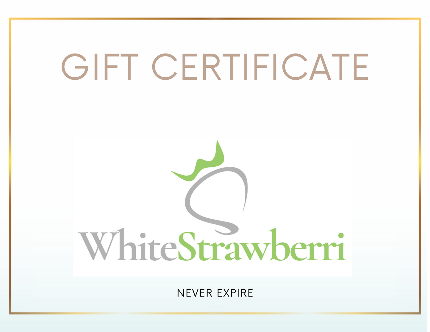 White Strawberri Gift Card
