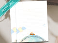 Travel Journal Printable Stationery Paper - Journal Paper, Letter, Note, Lined Paper | Travel | Adventure