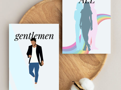 BATHROOM Sign - Ladies Room, Men's Room, All Gender, Restroom, Powder Room Signage Printable